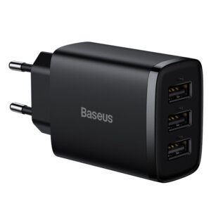 Мережевий зарядний пристрій Baseus Compact 17W (3USB-A) (CCXJ02)