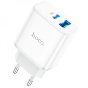 Мережевий зарядний пристрій Hoco C105A Stage PD20W+QC3.0 (1USB-A/1C)