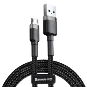 Дата кабель Baseus Cafule USB to MicroUSB Cable 2.4A (1m) (CAMKLF-B)