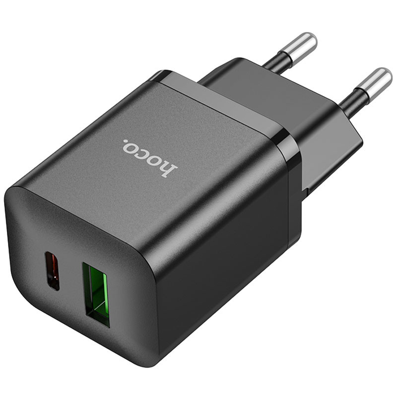 Мережевий зарядний пристрій Hoco N28 Founder PD20W+QC3.0 (1USB-A/1C) - Зображення 3