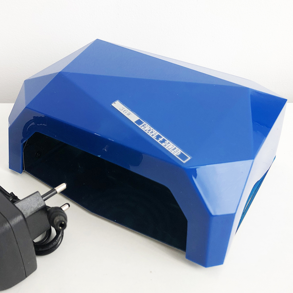 Сушилка для ногтей UV LAMP CCF+LED, Лампа для наращивания ногтей, для маникюра сенсорная. Цвет: синий - Зображення 5