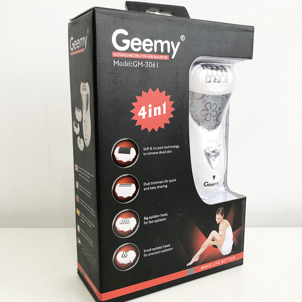 Эпилятор пемза GEMEI GM-3061 4в1 - Зображення 5