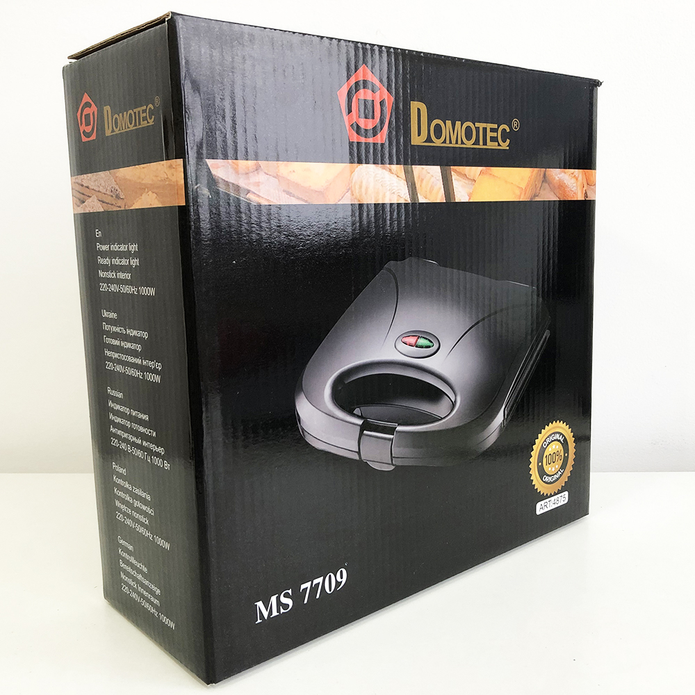 Гриль сендвичница бутербродница DOMOTEC MS-7709, бутербродница бытовая, домашний гриль для шаурмы - Зображення 13