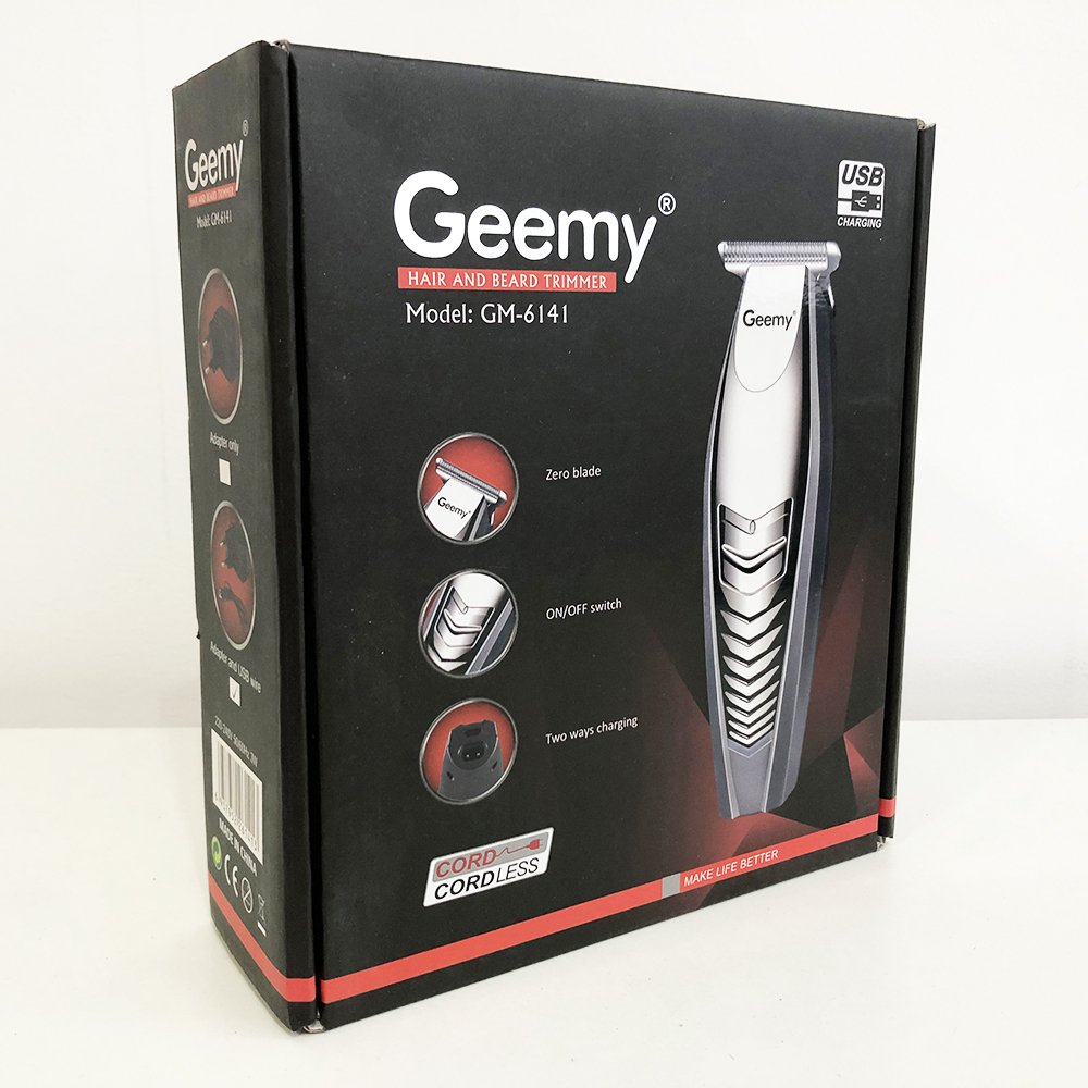 Машинка для стрижки GEMEI GM-6141, подстригательная машинка, профессиональная электробритва - Зображення 17