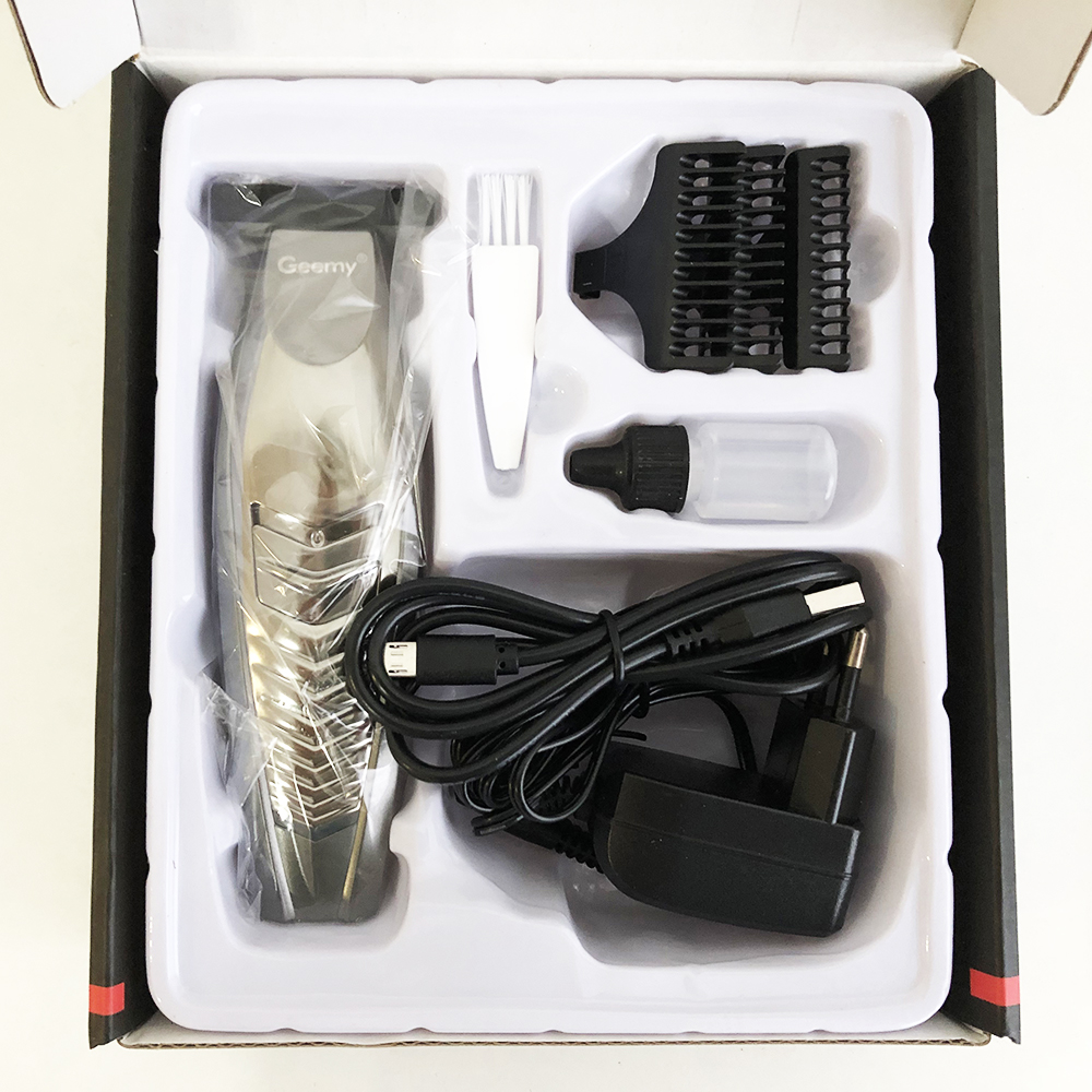 Машинка для стрижки GEMEI GM-6141, подстригательная машинка, профессиональная электробритва - Зображення 3