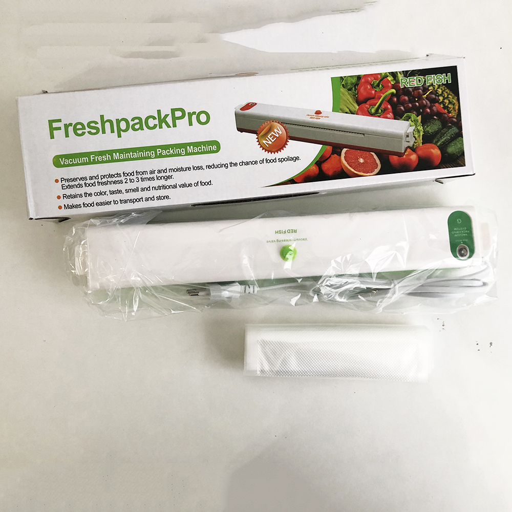 Вакууматор Freshpack Pro вакуумный упаковщик еды, бытовой. Цвет: зеленый - Зображення 4