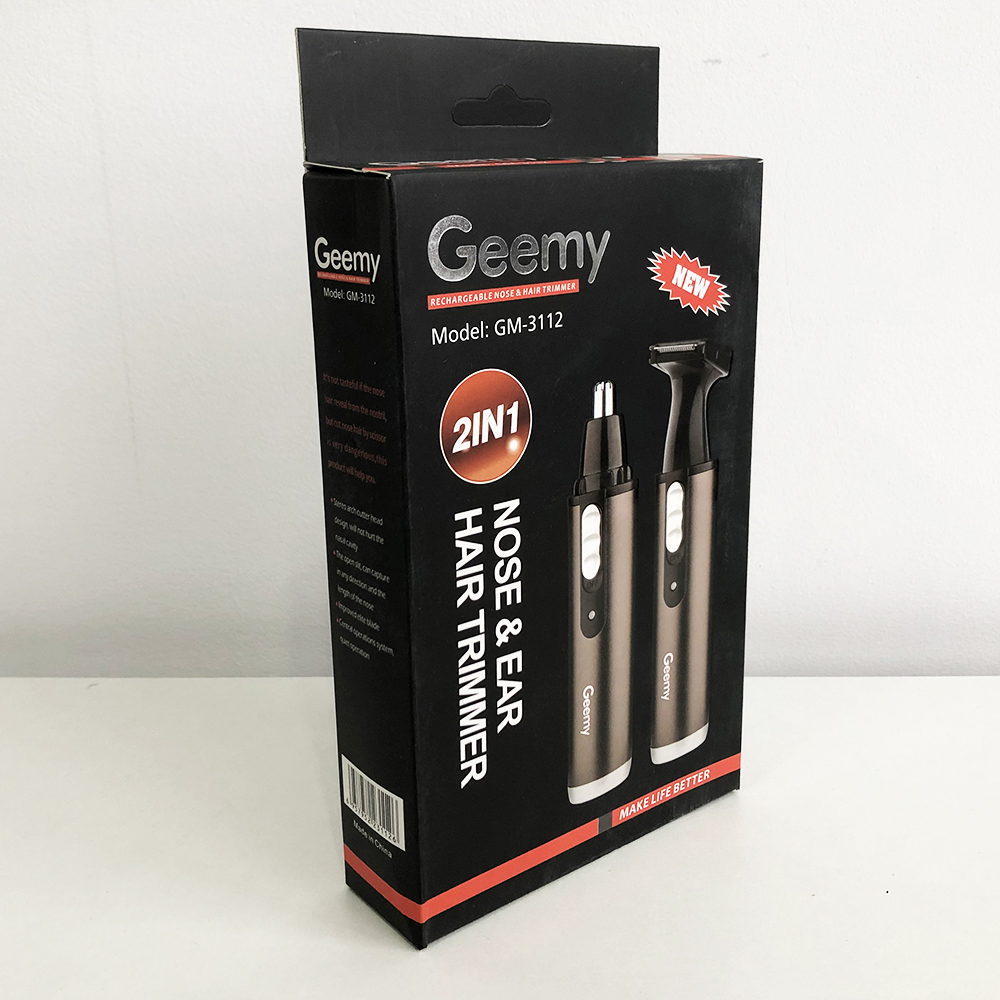 Триммер GEMEI GM-3112 2в1, электробритва с насадками для бороды, тример для бороды, триммер беспроводной - Зображення 18