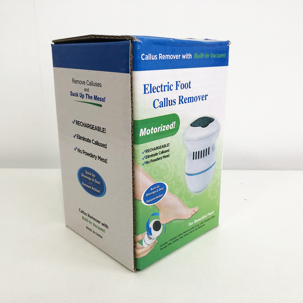 Набор для педикюра Pedi Vac Callus Remover With, универсальная пемза для ног, шлифовка для пяток - Зображення 17