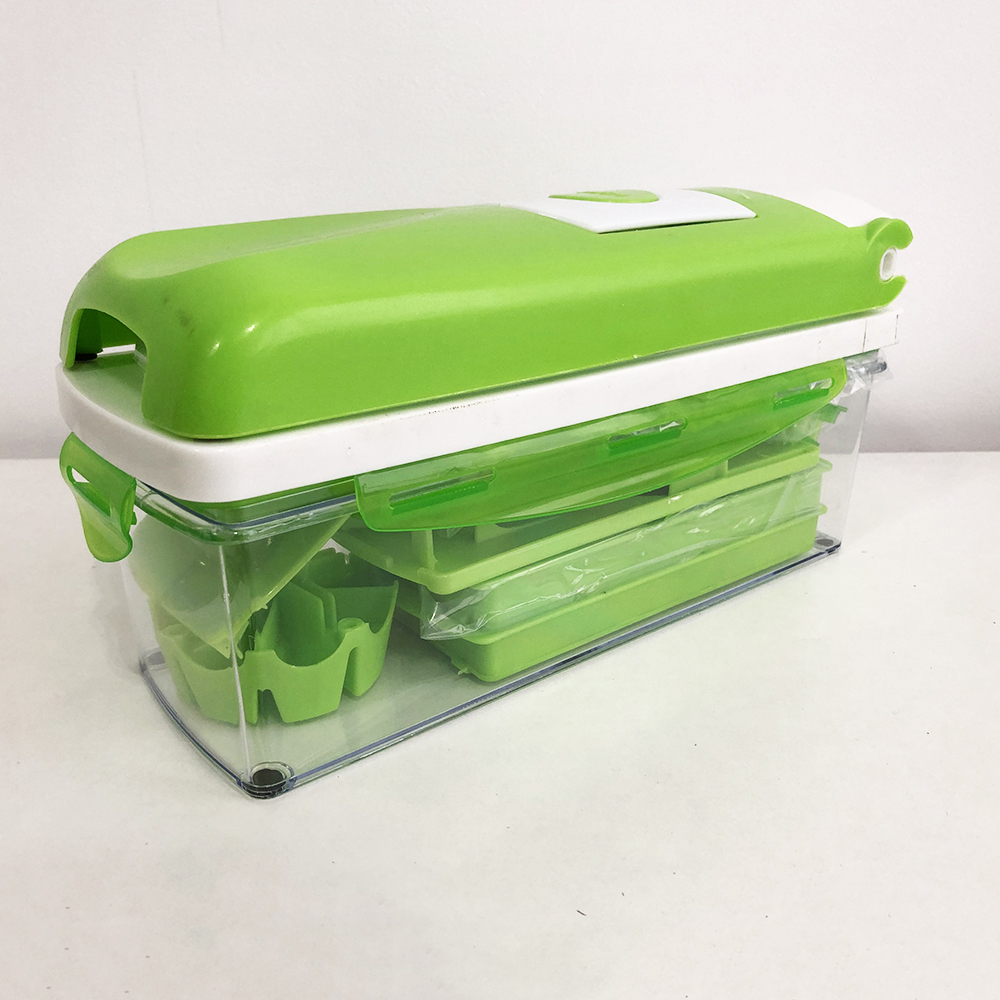 Терка Nicer Dicer PLUS овощерезка универсальная терка ручная овощерезка мультислайсер кухонная овощерезка - Зображення 6