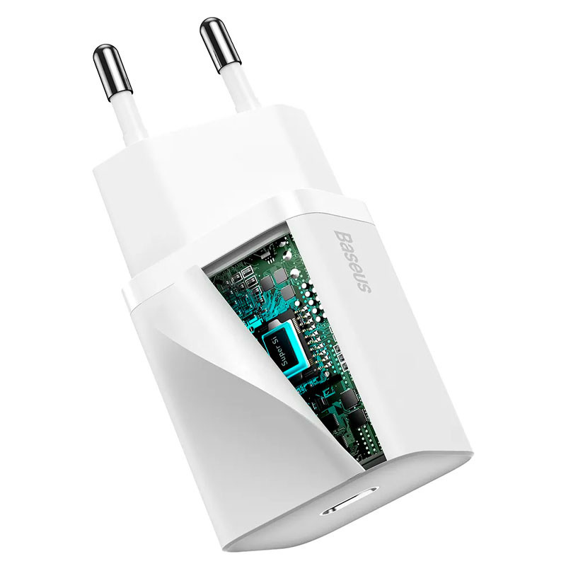 Мережевий зарядний пристрій Baseus Super Si Quick Charger PD30W (1USB-C) (CCSUP-J) - Зображення 2