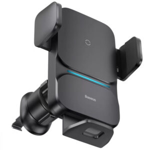 Автотримач з БЗП Baseus Wisdom Auto Alignment (QI 15W) (Air Outlet base) (CGZX000001)