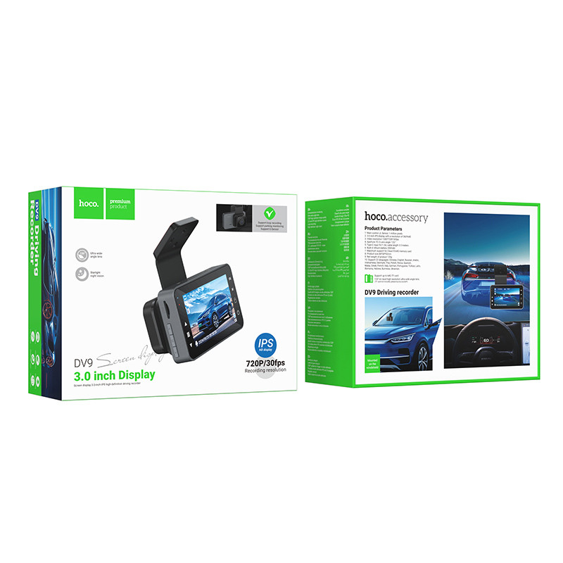 Відеореєстратор Hoco DV9 3-inch screen display (720P) - Зображення 2
