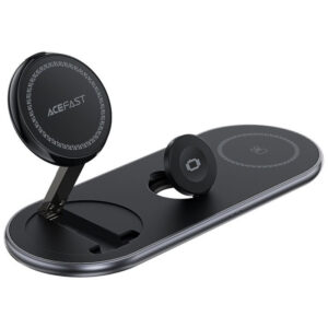 Бездротовий зарядний пристрій Acefast E19 Qi2 desktop 3-in-1