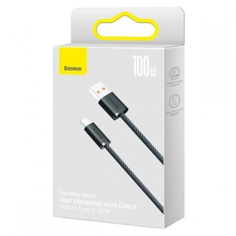 Дата кабель Baseus Dynamic Series USB to Type-C 100W (1m) (CALD000616) - Зображення 3