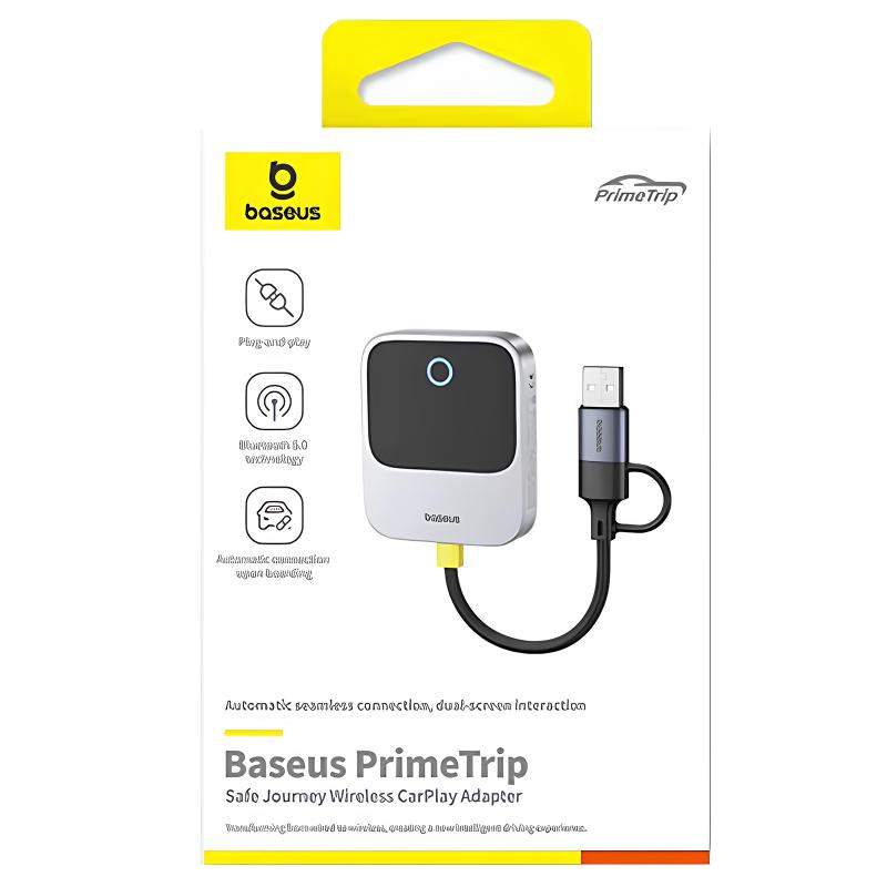 Адаптер Baseus SafeJourney Series OS Wireless CarPlay (C10745100813-00) - Зображення 2