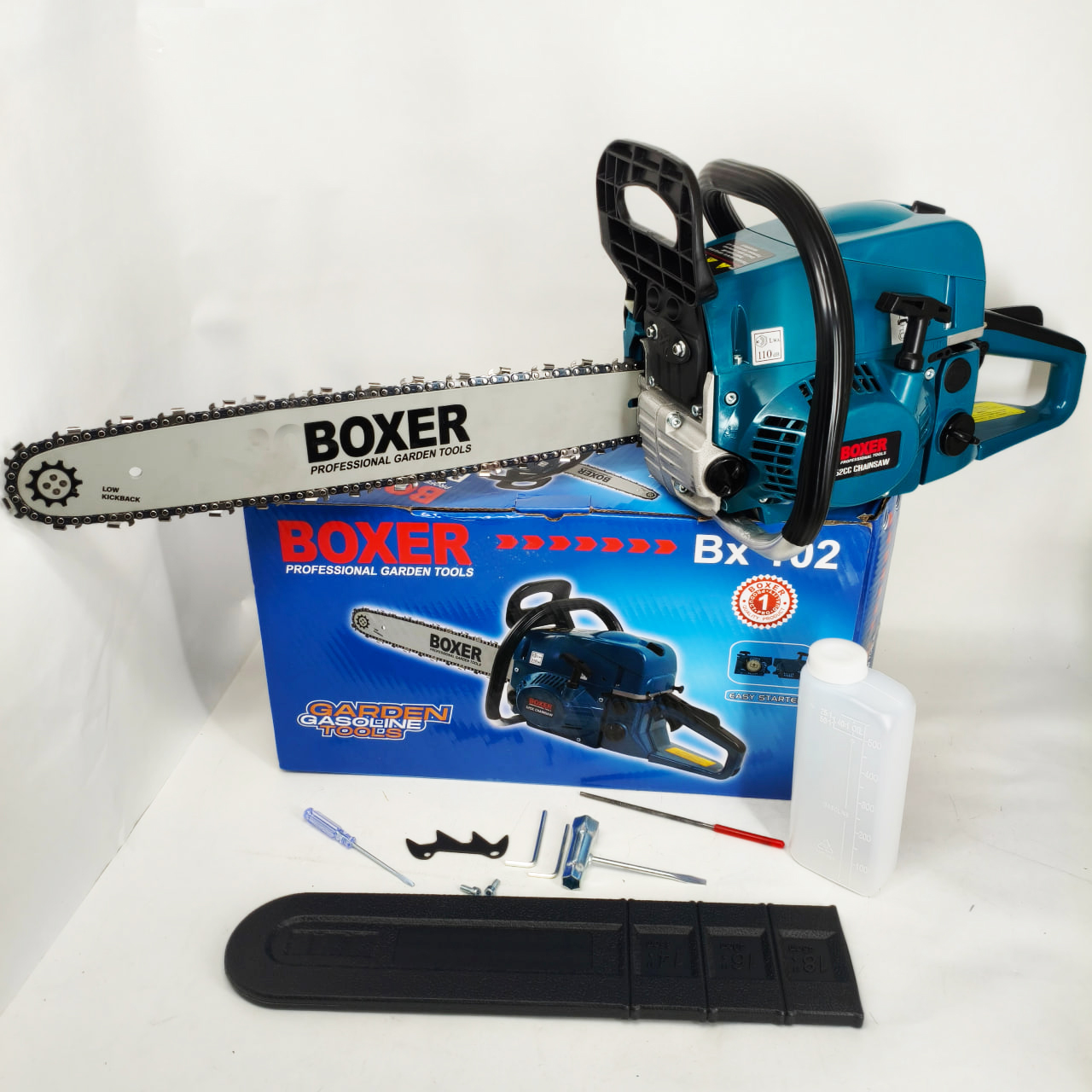 Бензопила Boxer BX-102 5,9 кВт з двома напрямними ланцюгами - Зображення 2