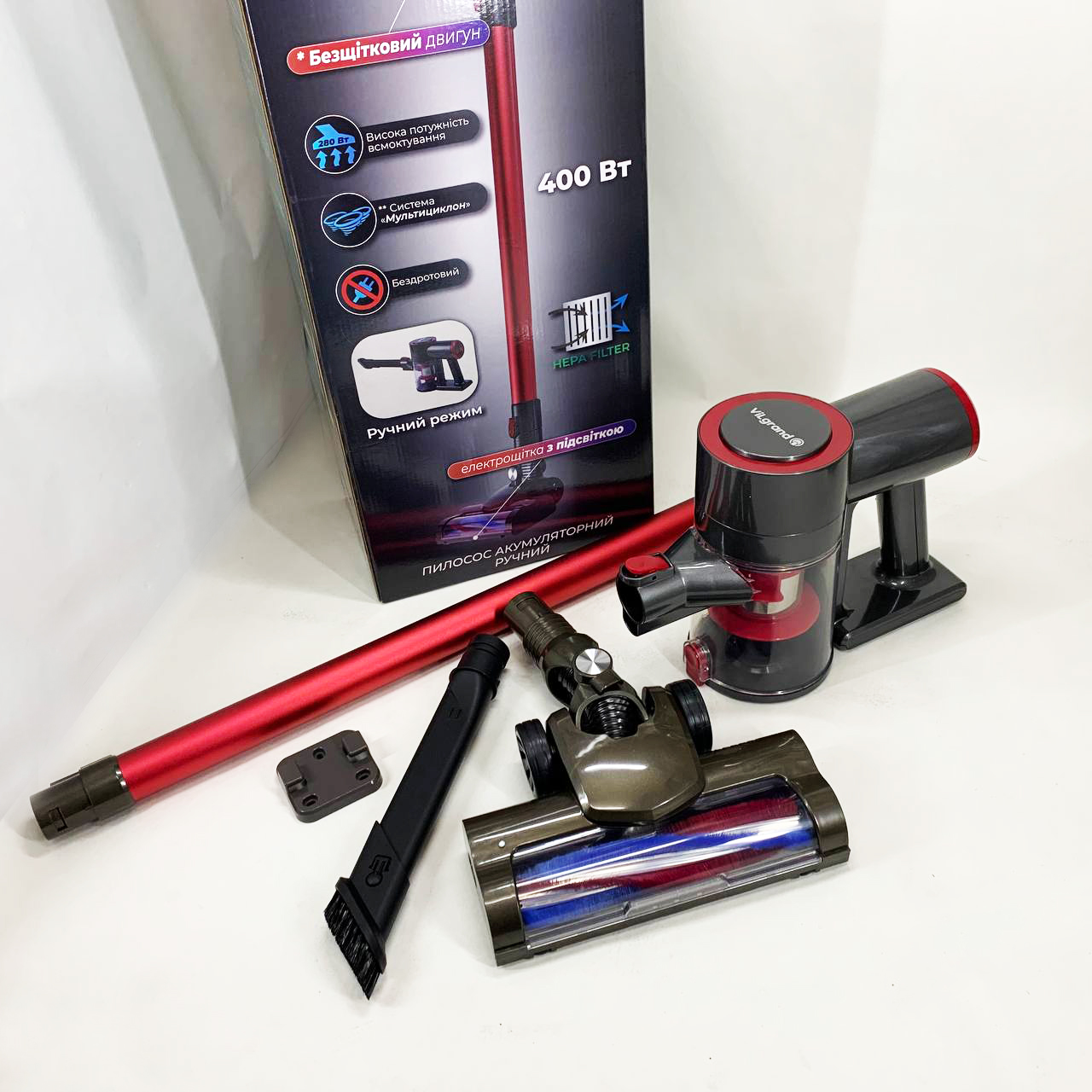 Пилосос ручний VILGRAND VVC0401BC - Зображення 3