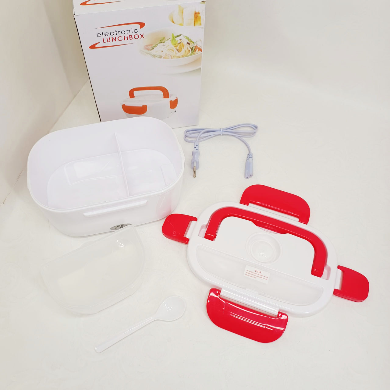Електричний ланч-бокс Lunch Heater 220 В Pro з підігрівом Red - Зображення 4