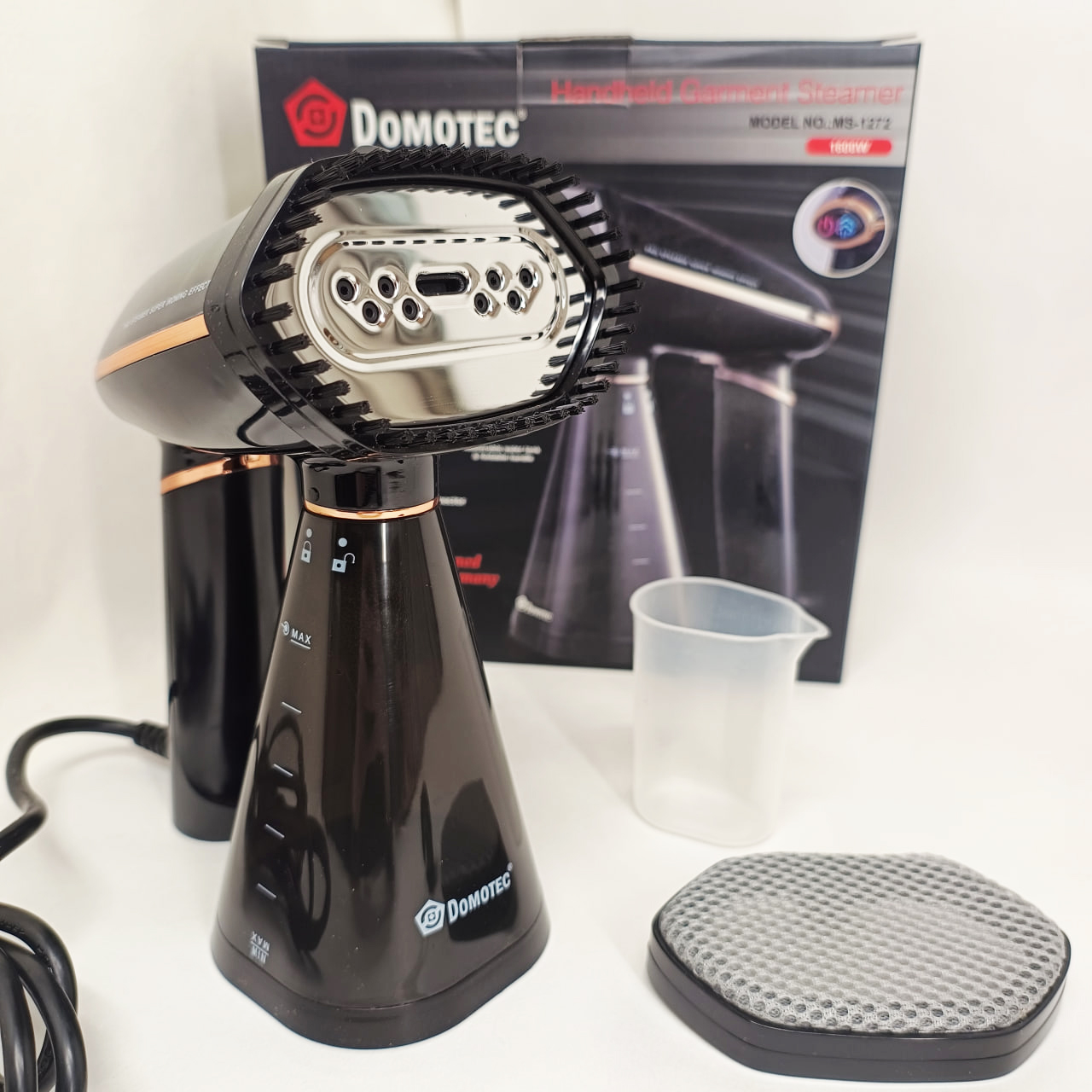 Ручний відпарювач Domotec MS-1272 350 мл 1600 Вт для одягу - Зображення 2