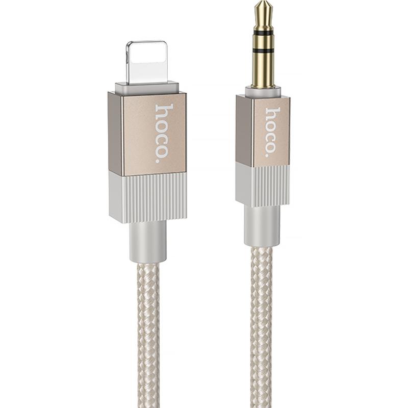 Аудіо кабель Aux Hoco UPA32A Clever digital (Lightning to AUX 3.5mm) (1m)