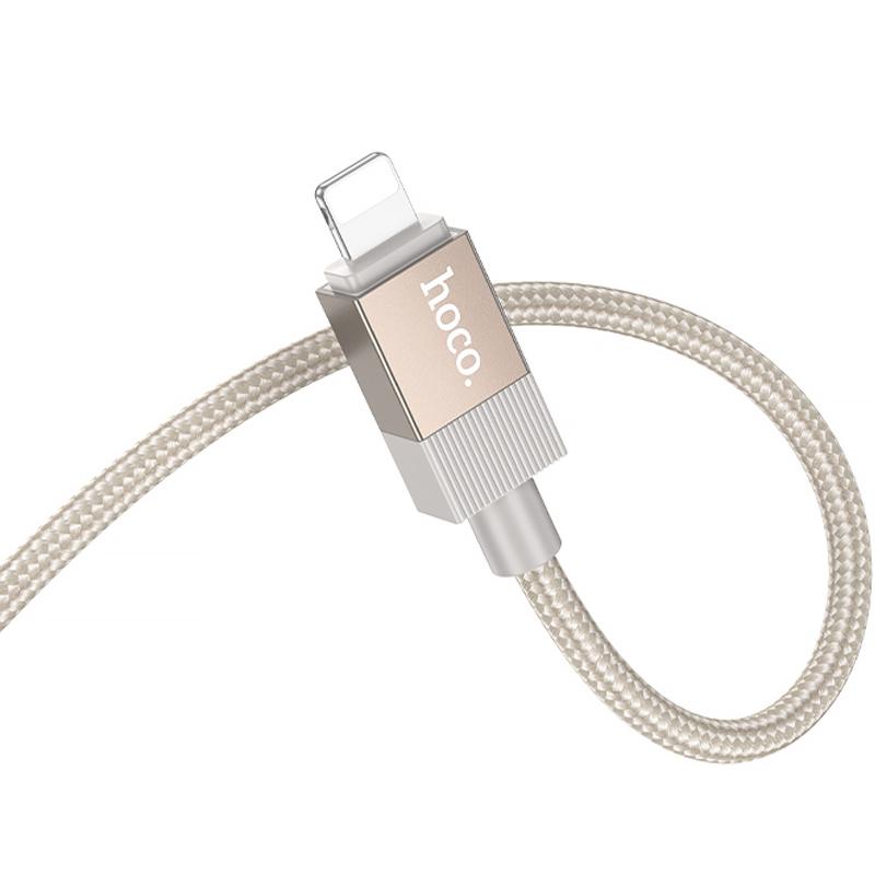 Аудіо кабель Aux Hoco UPA32A Clever digital (Lightning to AUX 3.5mm) (1m) - Зображення 4
