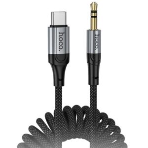 Аудіо кабель Aux Hoco UPA33B Nuevo (Type-C to AUX 3.5mm) (1.5m)