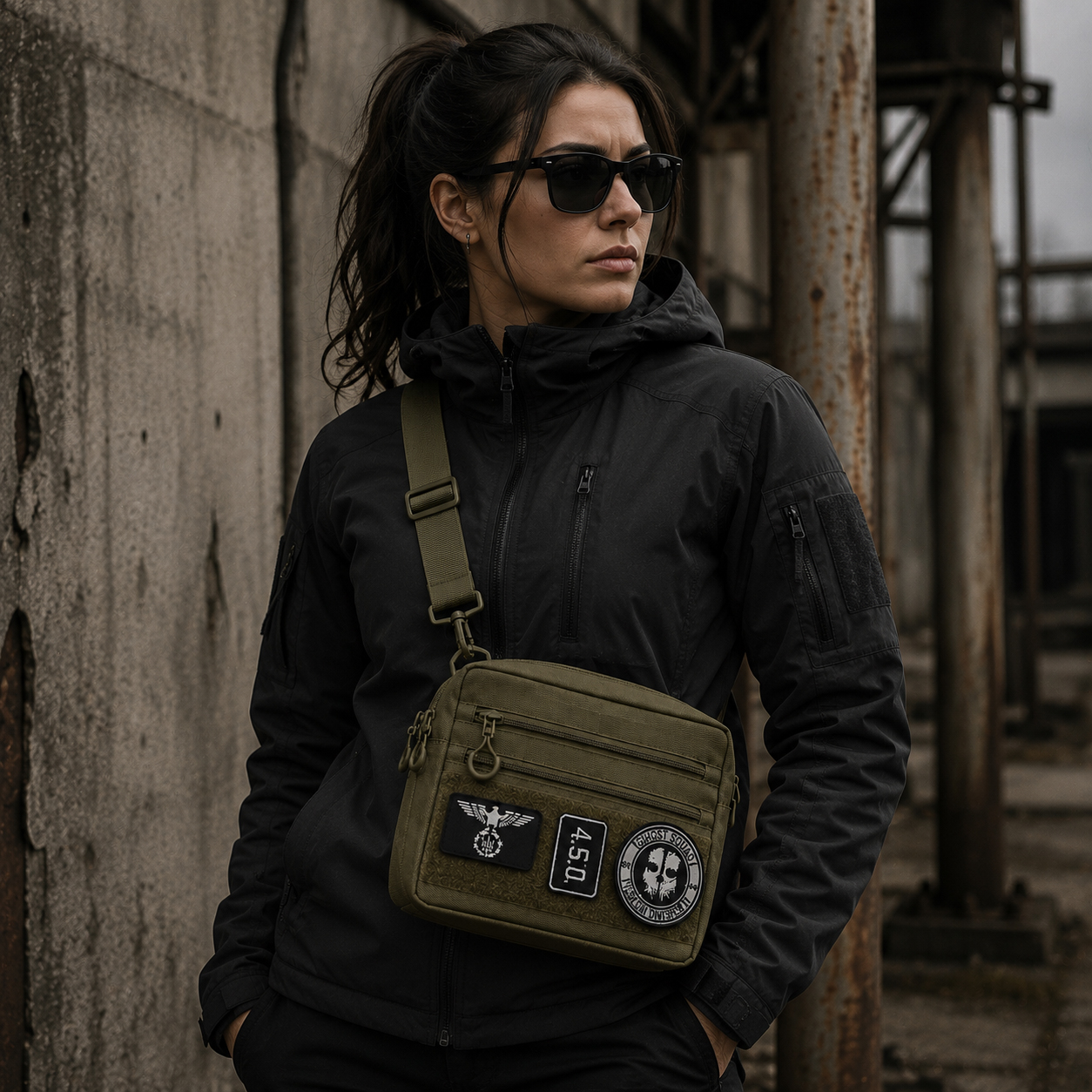 Сумка EDC Cordura 600D для патчів 25×20×5,5 см хакі - Зображення 3