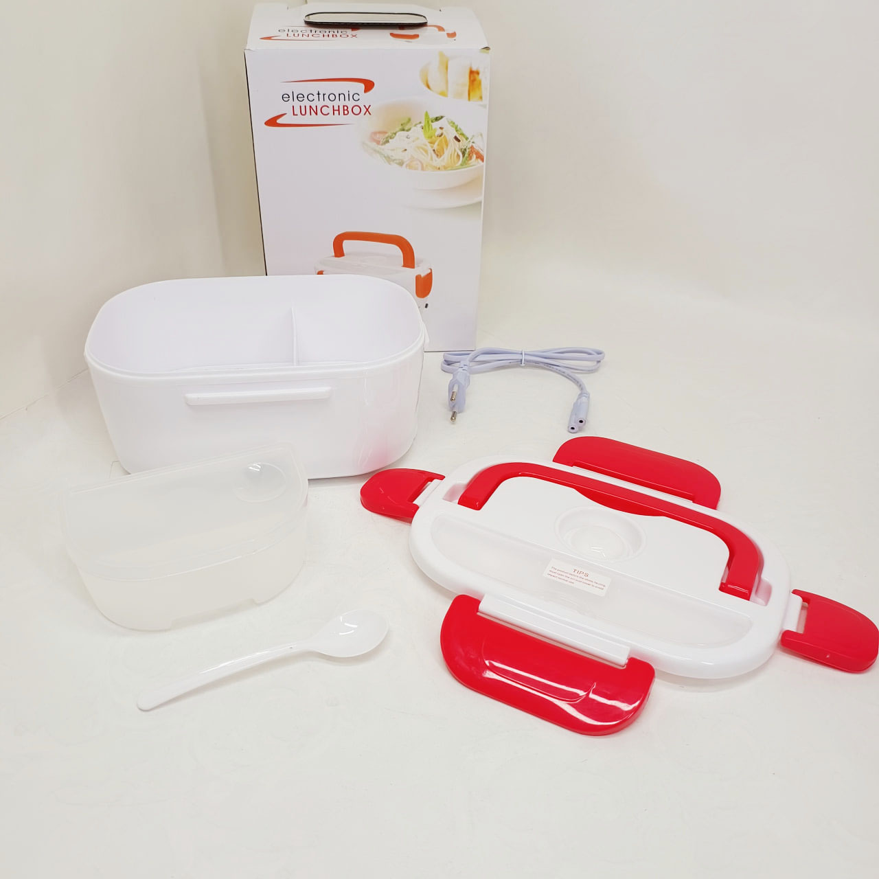 Електричний ланч-бокс Lunch Heater 220 В Pro з підігрівом Red - Зображення 3