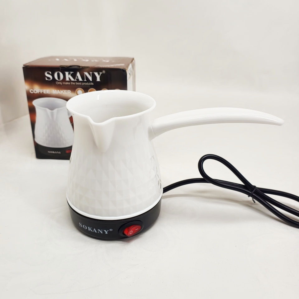 Електрична турка Sokany SK-219 500 мл 500 Вт для кави White - Зображення 3