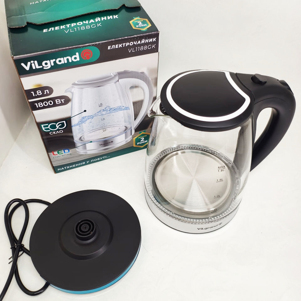 Електрочайник Vilgrand VL1188GK 1800 Вт 1,8 л - Зображення 4