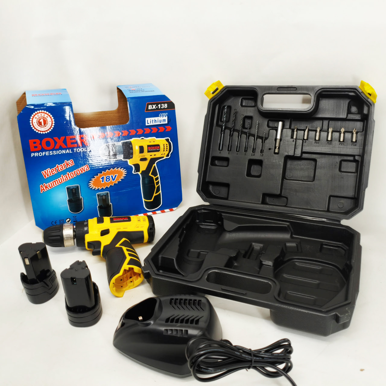 Портативний шуруповерт Boxer BX-138 1350 об/хв - Зображення 3
