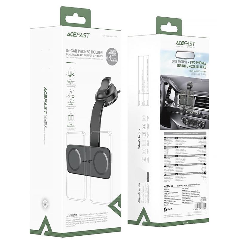 Автотримач Acefast D60 Dual Mount - Зображення 5
