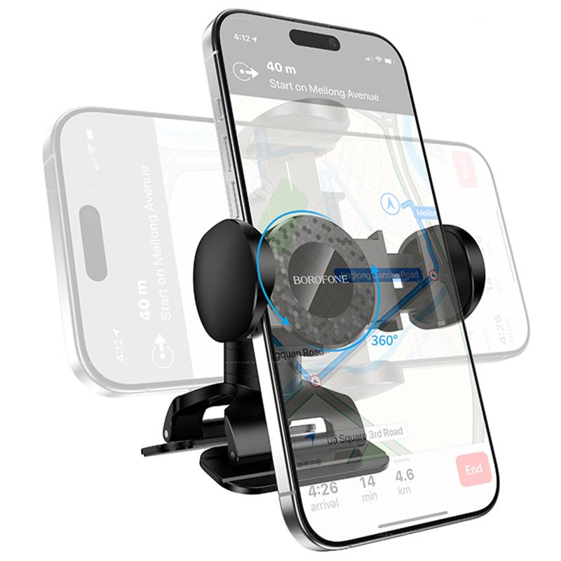 Автотримач Borofone BH142 Support pull clip (center console) - Зображення 4