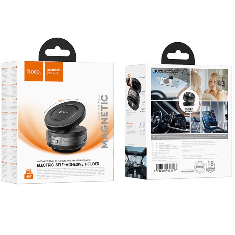 Автотримач Hoco H87 Dragon electric suction cup magnetic (universal) - Зображення 6