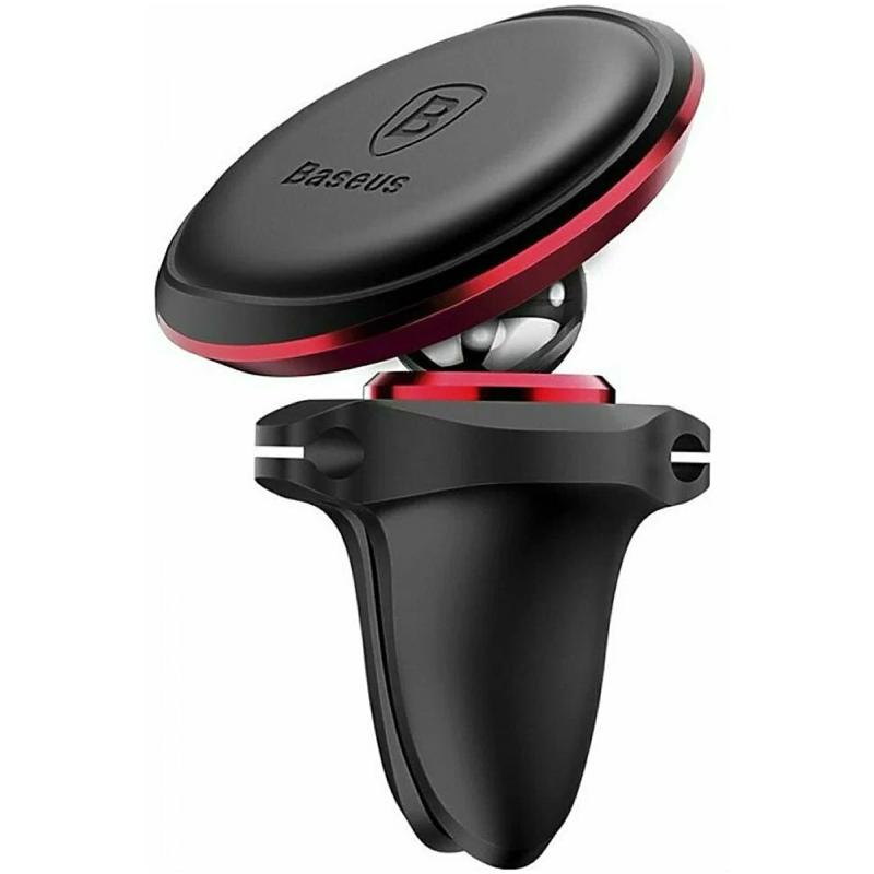 Автотримач магнітний Baseus Magnetic Air Vent OS with cable clip (C40141201113-00)