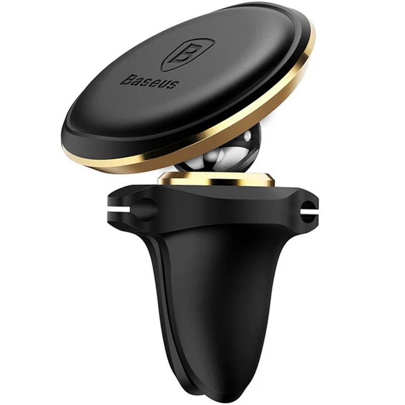 Автотримач магнітний Baseus Magnetic Air Vent OS with cable clip (C40141201113-00)