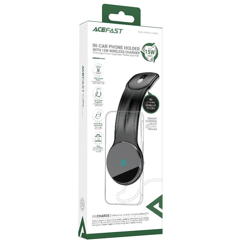Автотримач з БЗП Acefast D21 Magnetic Wireless Charging 15W - Зображення 2