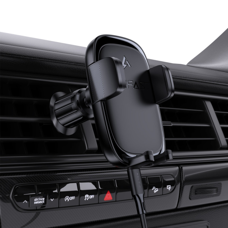Автотримач з БЗП Acefast D48 Air Vent 15W - Зображення 6