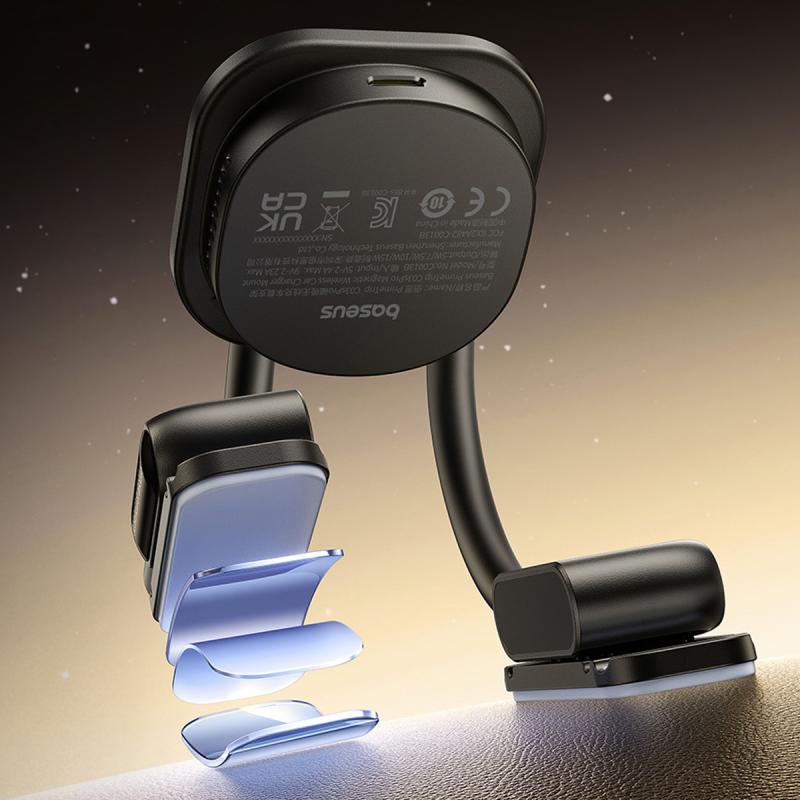 Автотримач з БЗП Baseus PrimeTrip C03s Pro Magnetic Wireless Charging (C0013B) - Зображення 4