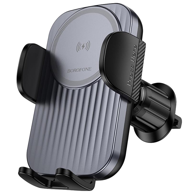 Автотримач з БЗП Borofone BH221 Path 15W (air outlet)