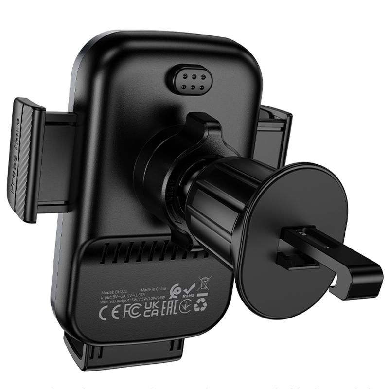 Автотримач з БЗП Borofone BH221 Path 15W (air outlet) - Зображення 4