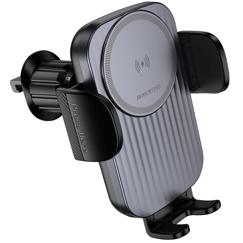 Автотримач з БЗП Borofone BH221 Path 15W (air outlet) - Зображення 5