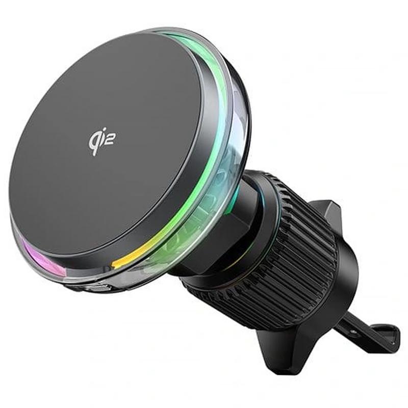 Автотримач з БЗП WIWU CH-324 Aurora Qi2 15W