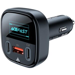 Автомобільний зарядний пристрій Acefast B5 PD36W+QC4.0 total 101W (1USB-A/2C)