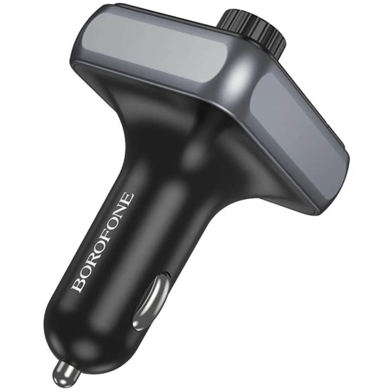 Автомобільний зарядний пристрій FM модулятор Borofone BC50 Ascenso PD20W+QC3.0 total 38W (2USB-A/1C) - Зображення 4