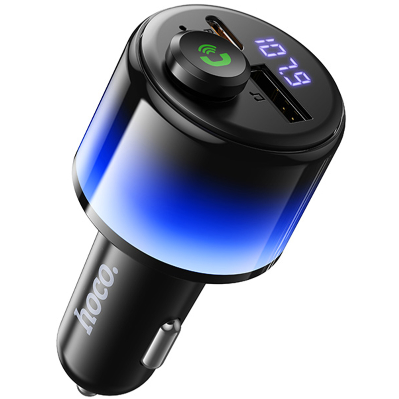 Автомобільний зарядний пристрій FM модулятор Hoco E166 Path PD42W+QC3.0 (1USB-A/1C)