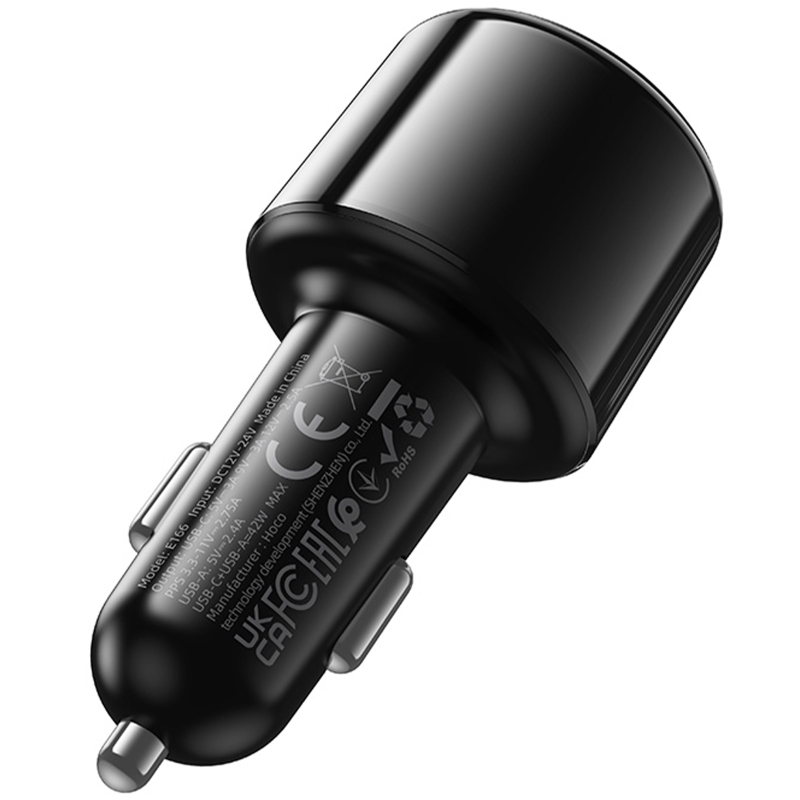 Автомобільний зарядний пристрій FM модулятор Hoco E166 Path PD42W+QC3.0 (1USB-A/1C) - Зображення 3