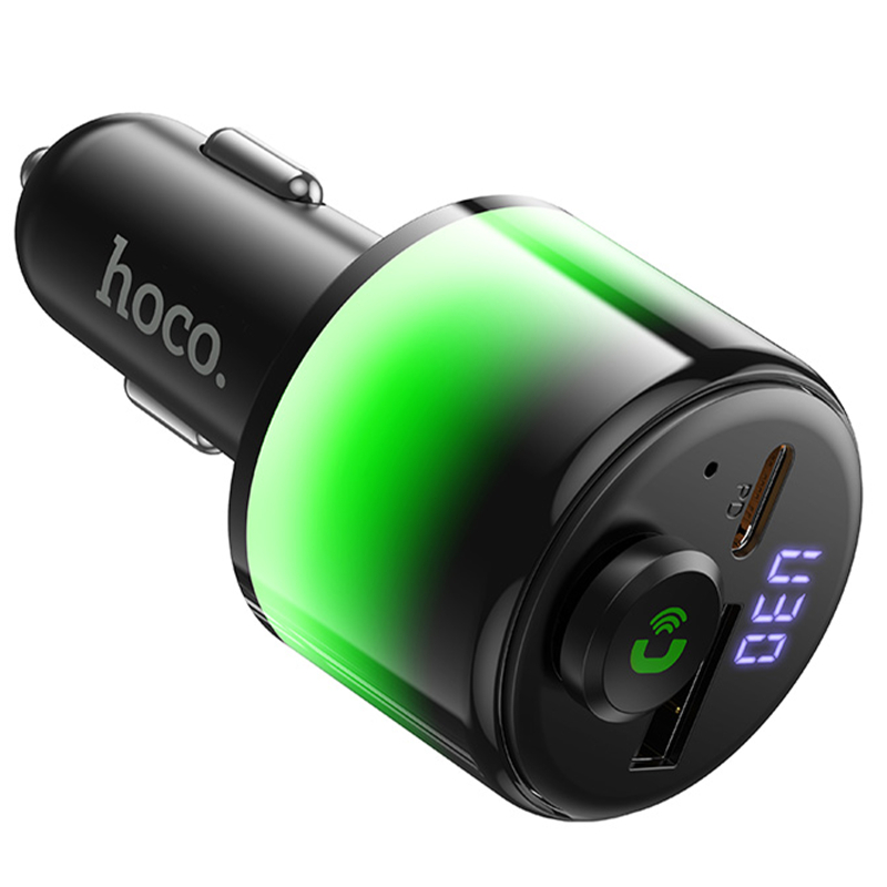 Автомобільний зарядний пристрій FM модулятор Hoco E166 Path PD42W+QC3.0 (1USB-A/1C) - Зображення 6