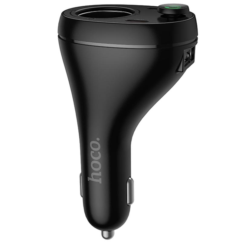 Автомобільний зарядний пристрій FM модулятор Hoco E88 Star cigarette lighter+PD20W+QC3.0 total 120W (2USB-C) - Зображення 4