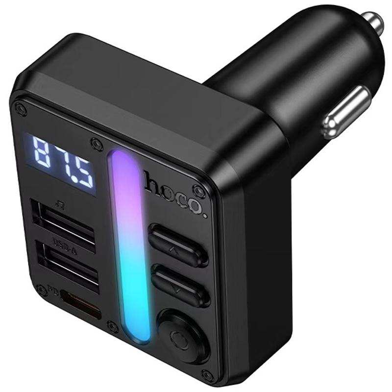Автомобільний зарядний пристрій FM модулятор Hoco E89 Libre 45W (1USB-A/1C) - Зображення 4